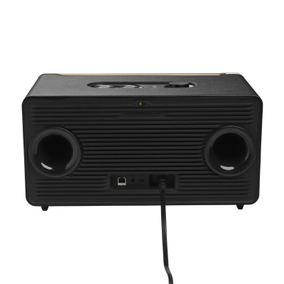 JBL Authentics 500 Hi-Fidelity Smart Home Speaker with Retro Design - JBLAUTH500BLKAM