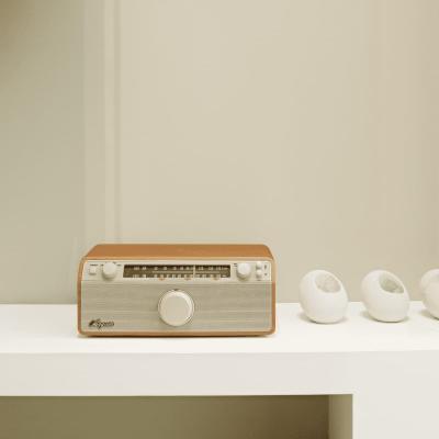 Sangean AM / FM / AUX Wooden Cabinet Radio in Walnut - 14-WR12