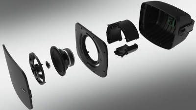 Klipsch 6.5" Indoor/Outdoor Residential Surface Mount Loudspeaker  in Black - RSM650B