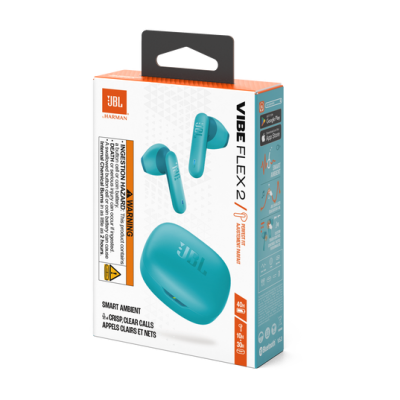 JBL Vibe Flex 2 True Wireless Earbuds - JBLVFLEX2BLUAM