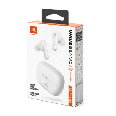 JBL Tune Beam 2 True Wireless Noise Cancelling Earbuds - JBLTBEAM2WHTAM