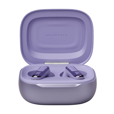 JBL Live Flex 3 True Wireless Noise-Cancelling Earbuds in Purple - JBLLIVEFLEX3PURAM