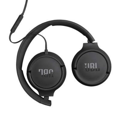JBL Tune 520C USB-C On Ear Wired Headphones - JBLT520CBLKAM
