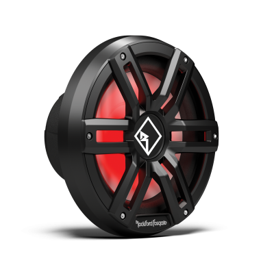 Rockford Fosgate M2 10" DVC 2Ω Color Optix Infinite Baffle Marine Subwoofer: Black Gen-2 - M2D2-10IB-G2