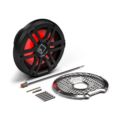 Rockford Fosgate M2 10" DVC 2Ω Color Optix Infinite Baffle Marine Subwoofer: Black Gen-2 - M2D2-10IB-G2