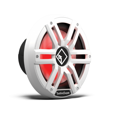 Rockford Fosgate M2 10" DVC 4Ω Color Optix Sealed Marine Subwoofer: White Gen-2 - M2D4-10S-G2