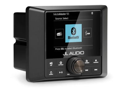 JL Audio MediaMaster 55 Weatherproof Stereo with Full-Color LCD Display - MM55