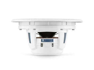 JL Audio M6 Marine Speakers 6.5" with White Luxe Grille (Single) - M6-650X-L-GwSw-Single