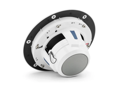 JL Audio M6 Marine Speakers 6.5" with White Luxe Grille (Single) - M6-650X-L-GwSw-Single