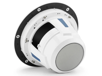 JL Audio M6 Marine Speakers 8.8" with White Luxe Grille (Single) - M6-880X-L-GwSw-Single