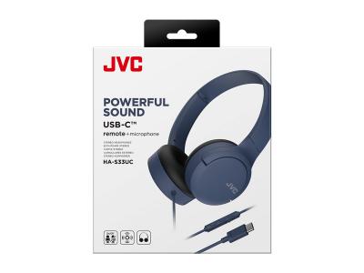 JVC USB-C Wired Headphones - HA-S33UC-A