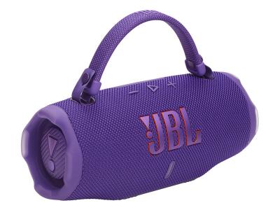 JBL Charge 6 Portable Speaker with AI Sound Boost in Purple - JBLCHARGE6PURAM