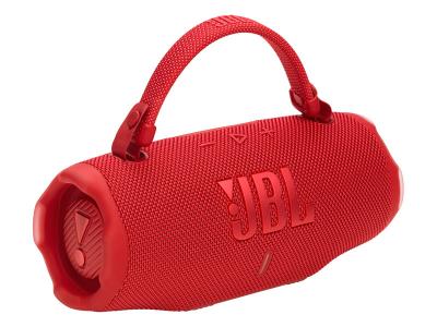 JBL Charge 6 Portable Speaker with AI Sound Boost in Red - JBLCHARGE6REDAM