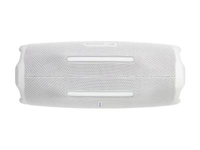 JBL Charge 6 Portable Speaker with AI Sound Boost in White - JBLCHARGE6WHTAM