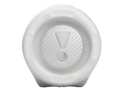 JBL Charge 6 Portable Speaker with AI Sound Boost in White - JBLCHARGE6WHTAM