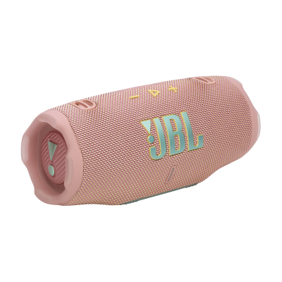 JBL Charge 6 Portable Speaker with AI Sound Boost in Pink - JBLCHARGE6PINKAM
