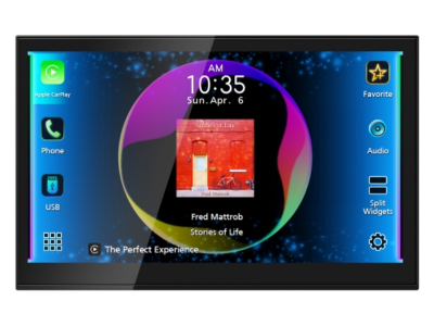 8" JVC Direct Replacement Digital Media Receiver featuring Apple CarPlay Android Auto Bluetooth - KW-Z800AW