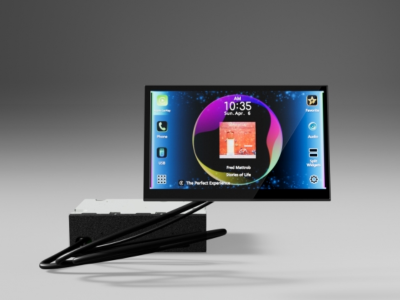 8" JVC Direct Replacement Digital Media Receiver featuring Apple CarPlay Android Auto Bluetooth - KW-Z800AW