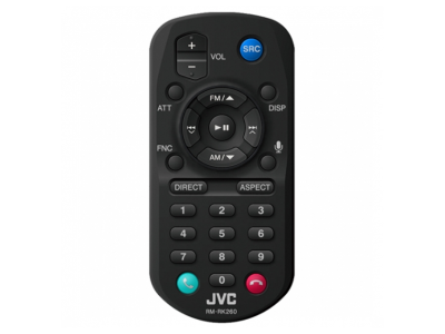 8" JVC Direct Replacement Digital Media Receiver featuring Apple CarPlay Android Auto Bluetooth - KW-Z800AW