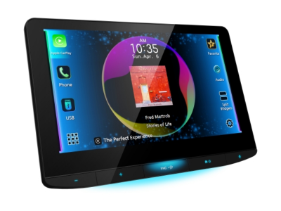 10.1" JVC Direct Replacement Digital Media Receiver featuring Apple CarPlay Android Auto Bluetooth - KW-Z1000AW