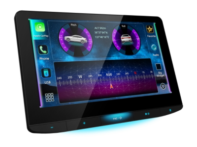 10.1" JVC Direct Replacement Digital Media Receiver featuring Apple CarPlay Android Auto Bluetooth - KW-Z1000AW