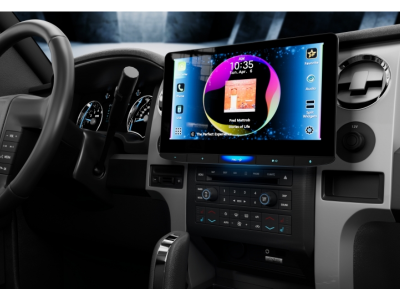 10.1" JVC Direct Replacement Digital Media Receiver featuring Apple CarPlay Android Auto Bluetooth - KW-Z1000AW