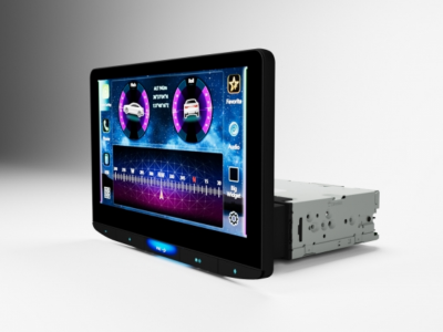 10.1" JVC Digital Media Receiver featuring Apple CarPlay Android Auto Bluetooth - KW-Z1001W