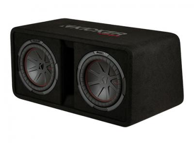 Kicker 10 Inch Dual CompR Enclosure - 48DCWR102