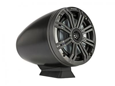 Kicker Coaxial Tower System With  Charcoal Grill on Black Can - 46KMFC65
