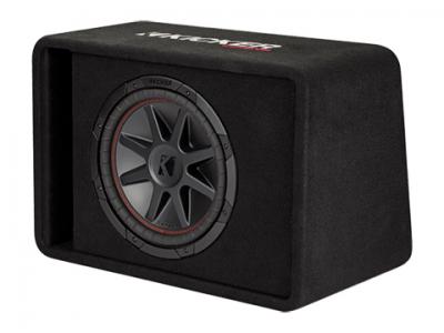 12" Kicker CompVR Series 2-Ohm Subwoofer Enclosure - 48VCVR122