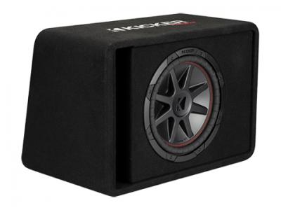 12" Kicker CompVR Series 2-Ohm Subwoofer Enclosure - 48VCVR122