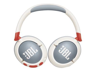 JBL Junior 470NC Wireless Over-Ear Noise-Cancelling Headphones in White - JBLJR470NCWHTAM