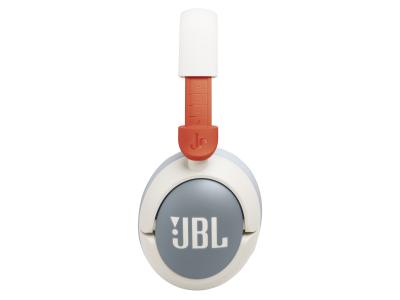 JBL Junior 470NC Wireless Over-Ear Noise-Cancelling Headphones in White - JBLJR470NCWHTAM