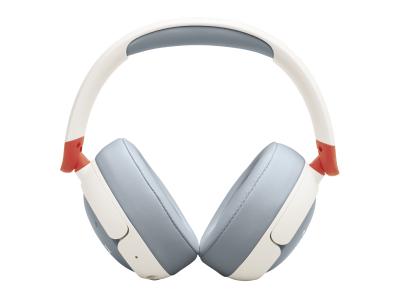 JBL Junior 470NC Wireless Over-Ear Noise-Cancelling Headphones in White - JBLJR470NCWHTAM
