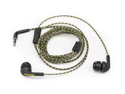 Kicker Stereo In-Ear Monitor Earbuds in Black - 46EB74