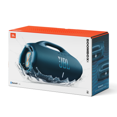 JBL Boombox 4 Portable Speaker in Blue - JBLBOOMBOX4BLUAM